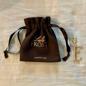Lulu Frost Plaza Collection “E” Charm
